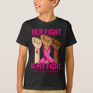 Hand Hight is My Fight Breast Cancer Awareness T-shirt