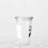 Hand holding a piece of Valentine's chocolate Acryl Drinkbeker (Rechts)