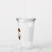 Hand holding a piece of Valentine's chocolate Acryl Drinkbeker (Links)