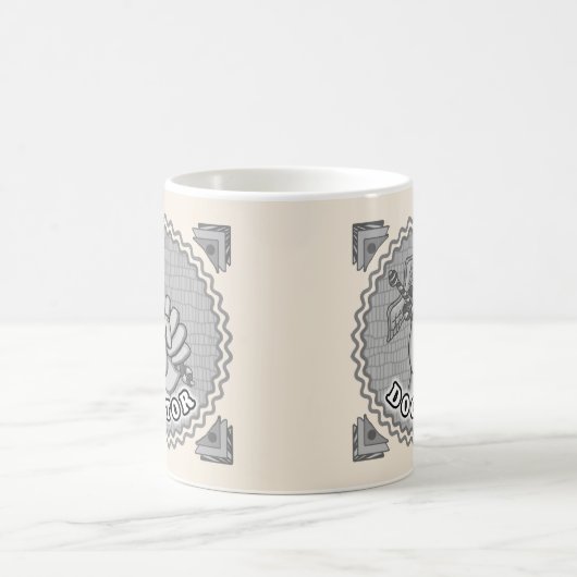 Hand Holding Caduceus aangepaste Doctor Mok (Center)