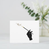 Hand Holding Cigarette Briefkaart (Staand voorkant)