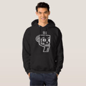 Hand Holding Coffee Cup Hamlet Play  Shakespeare Hoodie (Voorkant volledig)