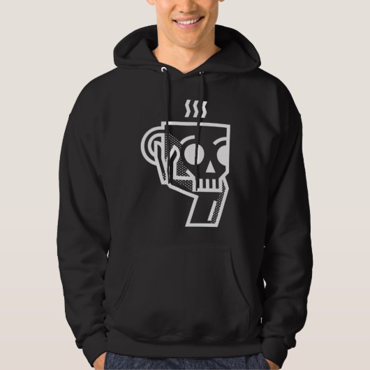 Hand Holding Coffee Cup Hamlet Play  Shakespeare Hoodie (Voorkant)
