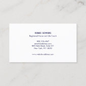 Hand Holding Menselijk Hart Holistic Healer Visitekaartje (Achterkant)