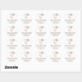Hand Holding Quote Ar-Rum 21 Moslim Bruiloft Nikah Ronde Sticker (Vel)
