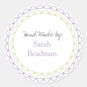 Hand Home Custom Made Naam Label Sticker