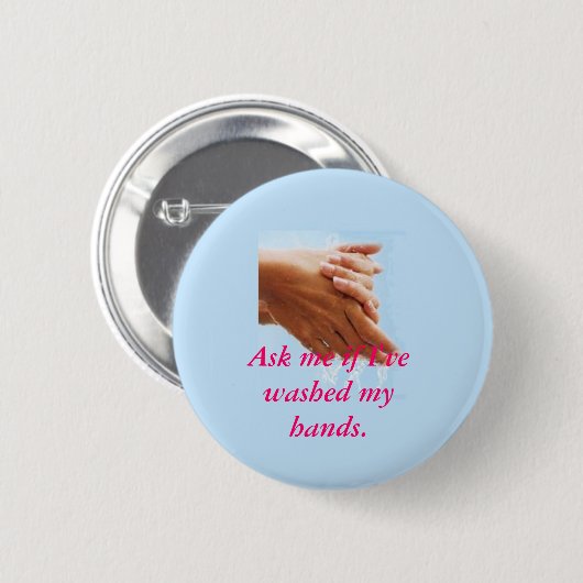 Hand Hygiene Ronde Button 5,7 Cm (Voorkant /achterkant)