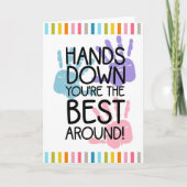 Hand in hand ben je de beste in de buurt van de le kaart (Voorkant)