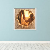 Hand in Hand Canvas Afdruk (Insitu (Houten vloer))