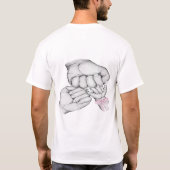 Hand in hand: de reis van ons gezin t-shirt (Achterkant)
