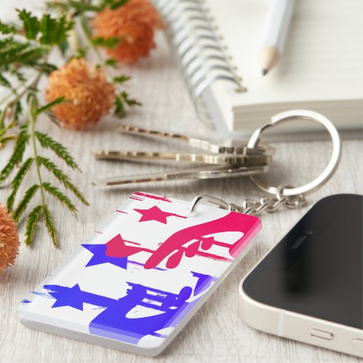 Hand in hand - een kleurrijk pact voor verandering sleutelhanger (Voorkant Rechts)