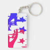 Hand in hand - een kleurrijk pact voor verandering sleutelhanger (achterkant)