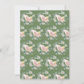 Hand in Hand Floral Wreath Father’s Day Bedankkaart (Achterkant)