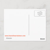 hand in hand hart2hart briefkaart (Achterkant)