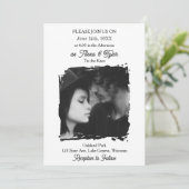 Hand in Hand, Heart to Heart | Photo Wedding Kaart (Staand voorkant)