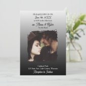 Hand in Hand, Heart to Heart | Photo Wedding Kaart (Staand voorkant)