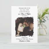 Hand in Hand, Heart to Heart | Photo Wedding Kaart (Staand voorkant)