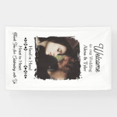 Hand in Hand, Heart to Heart | Photo Wedding Spandoek (Horizontaal)