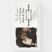 Hand in Hand, Heart to Heart | Photo Wedding Spandoek (Verticaal)