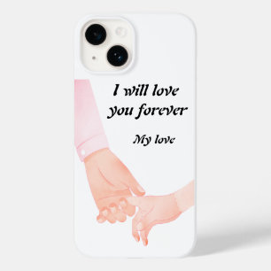 Hand in Hand Love Art - Ouder & Kind Holding Hand Case-Mate iPhone 14 Hoesje
