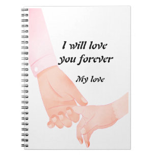 Hand in Hand Love Art - Ouder & Kind Holding Hand Notitieboek