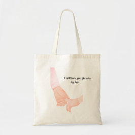 Hand in Hand Love Art - Ouder & Kind Holding Hand Tote Bag