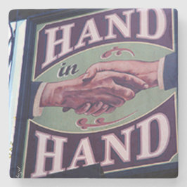 hand in hand Virginia Highland, hand in hand Stenen Onderzetter