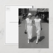 Hand in Hand Wandelen, 1924 Briefkaart (Voorkant / Achterkant)