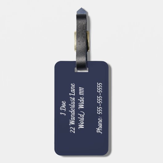 Hand in hand We zien het Bagagelabel van de wereld (Achterkant verticaal)