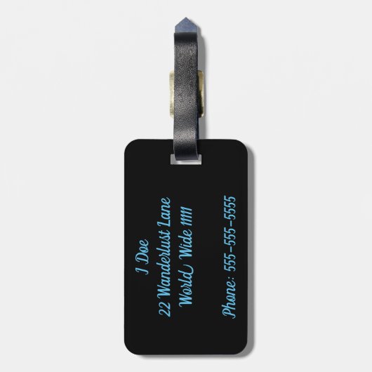 Hand in hand We zien het Bagagelabel van de wereld (Achterkant verticaal)