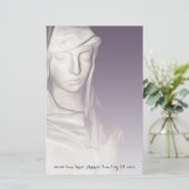 hand in hart briefpapier (Staand voorkant)