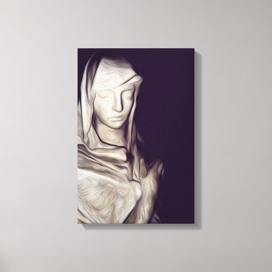 hand in hart canvas afdruk (Voorkant)