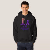 Hand In May We Wear Purple Lupus Awareness Month Hoodie (Voorkant volledig)
