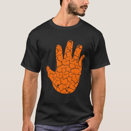 Hand in nood t-shirt (Voorkant)