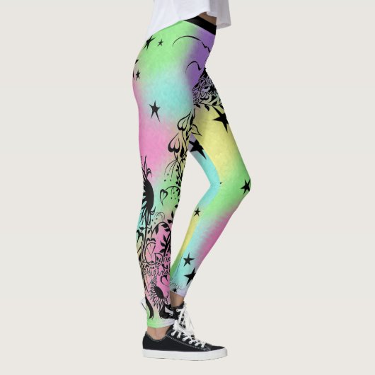 Hand Inked Designer Leggings (Rechts)