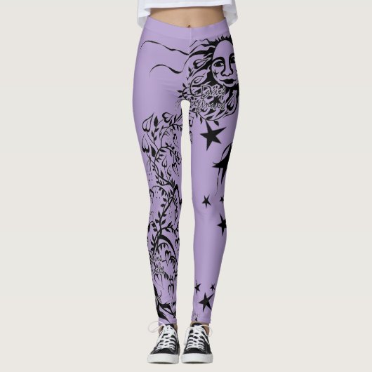 Hand Inked Designer Leggings (Voorkant)