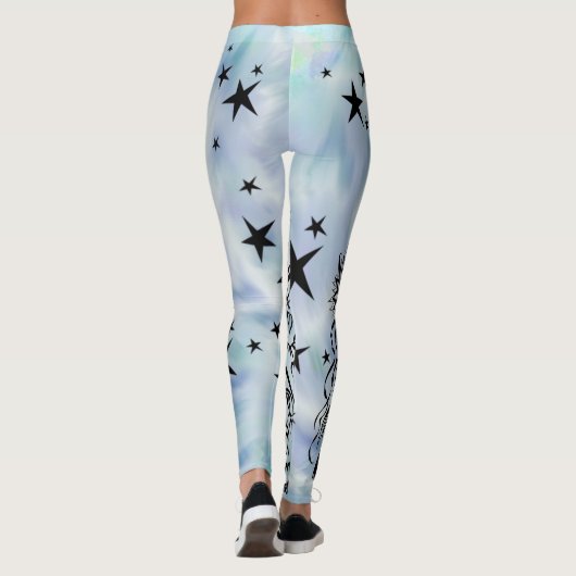 Hand Inked Designer Leggings (Achterkant)
