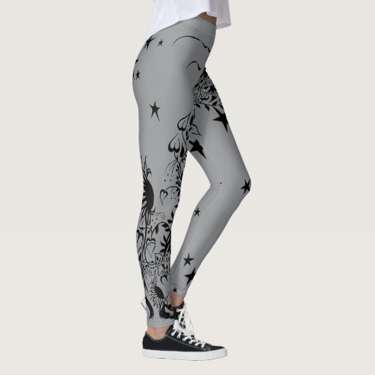 Hand Inked Designer Leggings (Rechts)