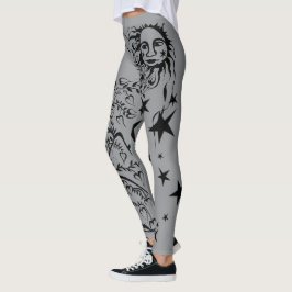 Hand Inked Designer Leggings