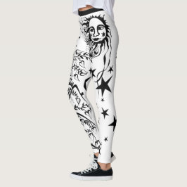 Hand Inked Designer Leggings
