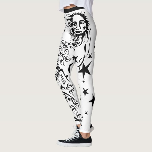 Hand Inked Designer Leggings (Links)