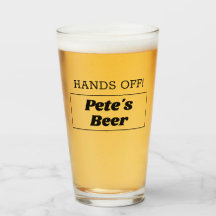 Hand is uit! Gepersonaliseerd bier