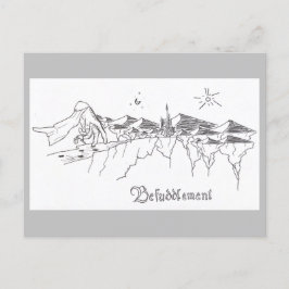 Hand Knight Briefkaart