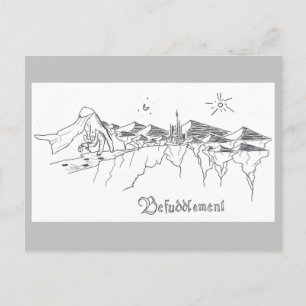 Hand Knight Briefkaart