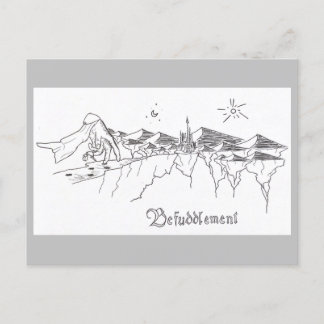 Hand Knight Briefkaart