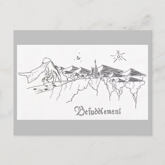 Hand Knight Briefkaart (Voorkant)