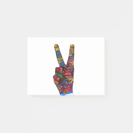 Hand Kunst Post-it® Notes (Voorkant)
