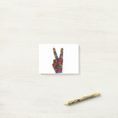 Hand Kunst Post-it® Notes (Op bureau)