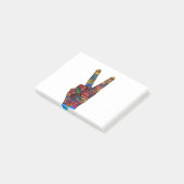 Hand Kunst Post-it® Notes (Schuin)