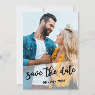 Hand Lettered 2 de Vertaalkundige Bekleding van de Save The Date